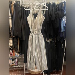 Halter neck romper. Never worn. Size large.